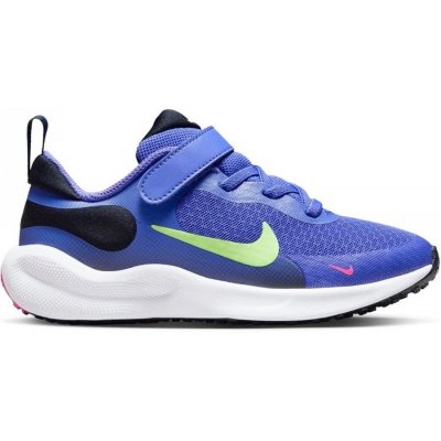 Nike Revolution 7 Blue/Lime – Zboží Mobilmania