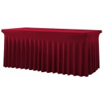 TENTino Elastický potah SKIRTING na skládací stůl 180-183x76 cm – Sleviste.cz