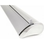 Jansen Display Roll Up banner Premium 100x220 cm, stříbrný mechanika bez tisku – Zboží Živě