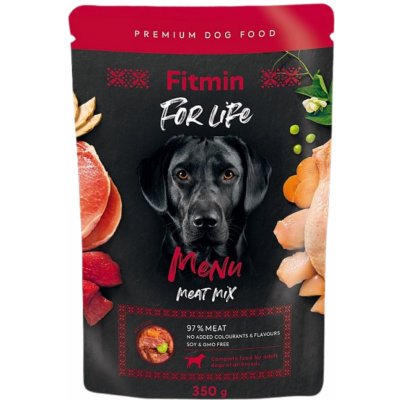 Fitmin For Life Menu meat mix 350 g – Hledejceny.cz