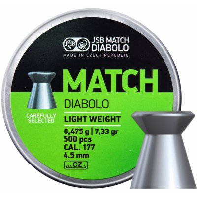 Diabolky JSB Match 4,5 mm 500 ks – Zboží Mobilmania
