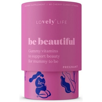 vBe beautiful gumové vitamíny na podporu krásy mámy i miminka 60 ks – Zboží Mobilmania
