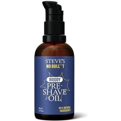 Steve´s No Bull***t Woody Pre-Shave Oil změkčující olej před holením 50 ml