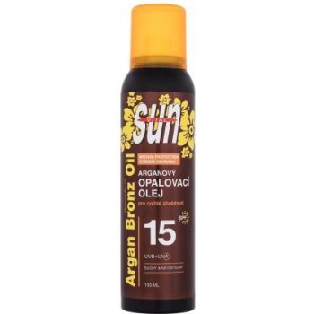 Vivaco SUN Arganový suchý opalovací olej sprej SPF15 150 ml