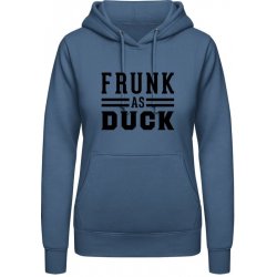 AWDis Hoodie mikina Opilý jako kačka Letecká modrá