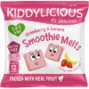 Dětský snack Kiddylicious ovocné polštářky z jahod a banánu 6 g