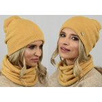 Fashionweek alpakový zimní set čepice komin ZIZI-AL2 hořčičný – Hledejceny.cz