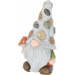 PROGARDEN Zahradní dekorace trpaslík s houbou 23 cm KO-795420350houb – Sleviste.cz