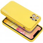 Pouzdro FORCELL LEATHER Case SAMSUNG Galaxy A12 žluté – Zboží Živě