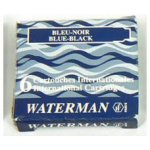 Waterman Inkoustové bombičky standardní modročerné 1507/7520070 8 ks – Zboží Dáma