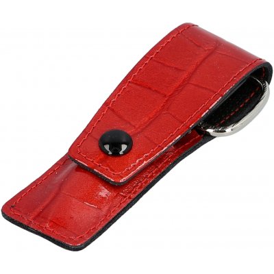 Solingen Krásná manikúra v pouzdru Bruno, červená CROCO – Sleviste.cz