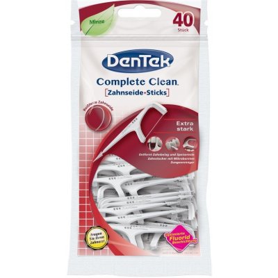 DenTek Complete Clean zubní párátko + zubní nit palička Extra silné 40 ks – Zbozi.Blesk.cz