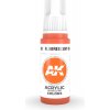 Akrylová a olejová barva AK Interactive Fluorescent Orange 17ml