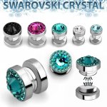 InfinityPierce Magnetický piercing s krystalem Swarovski | Chirurgická ocel 316L MPGC – Zboží Mobilmania