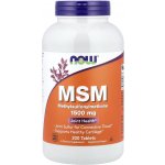 Now Foods MSM Methylsulfonylmethan 1500 mg 200 tablet – Hledejceny.cz
