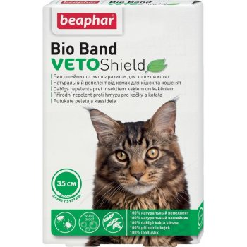 Beaphar Bio Band Veto Shield repelentní obojek pro kočky 35 cm