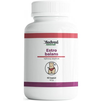 Medveď natural Estro Balans 60 kapslí – Hledejceny.cz
