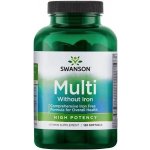 Swanson Multi without Iron Multivitamín bez železa 120 kapslí – Hledejceny.cz