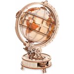 Robotime Rokr Svítící 3D dřevěné puzzle Globus 180 ks – Hledejceny.cz
