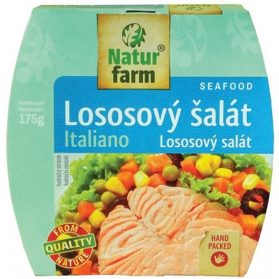 Natur Farm lososový salát italiano 175 g – Zboží Mobilmania