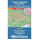 Carso Triestino e Isontino 1:25 000 turistická mapa TABACCO #47