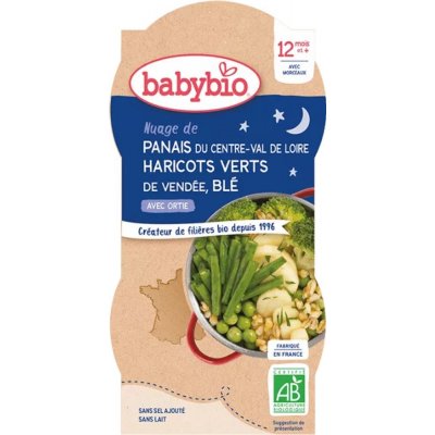 Babybio pastinákzelené fazolky pšenice se špetkou kopřivy 2 x 200 g – Zboží Mobilmania