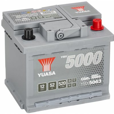 Yuasa YBX5000 12V 50Ah 480A YBX5063 – Hledejceny.cz