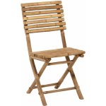 J-Line by Jolipa Přírodní bambusová skládací židle Bamboo Pliable - 54 x 45 x 85cm – Hledejceny.cz