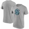 Pánské Tričko Fanatics pánské tričko Seattle Kraken Primary Logo Graphic T-Shirt Sport gray Heather