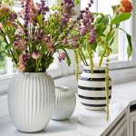 Váza HAMMERSHOI 21 cm, bílá, Kähler – Hledejceny.cz