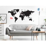 Nalepte.cz samolepka na zeď Mapa světa, rozměry 50 x 24 cm – Zbozi.Blesk.cz