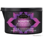 KamaSutra Ignite Massage Oil Candle Island Passion Fruit 170g – Zboží Mobilmania