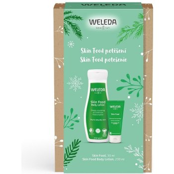 Weleda Skin Food potěšení tělový krém 200 ml + univerzální výživný krém 30 ml dárková sada