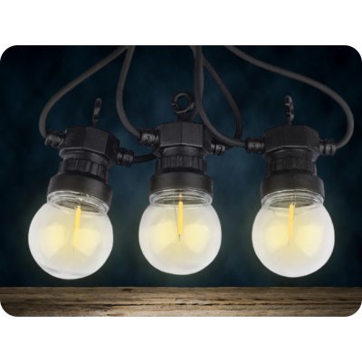 V-TAC LED světelný řetěz 5m 10x0.4W 550lm IP44 3000K – Hledejceny.cz