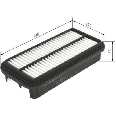 Vzduchový filtr BOSCH 1 457 433 957 – Hledejceny.cz