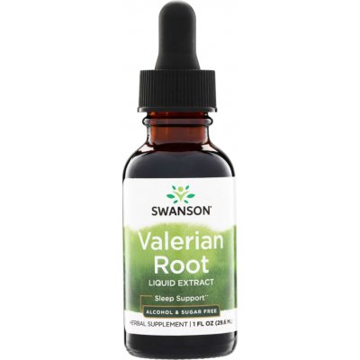 Swanson Kozlík Lékařský Valeriana Extract 29,6 ml – Hledejceny.cz