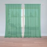 Sablio Záclony Bledě zelená: 2ks 150x250cm – Hledejceny.cz