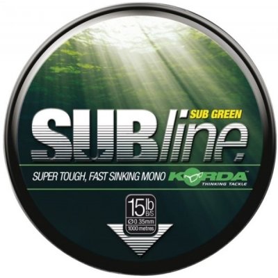 Korda Subline Ultra Tough Green 1000 m 0,3 mm 10 lbs – Zboží Mobilmania