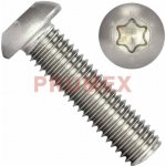 Šroub s půlkulatou hlavou TORX ISO 7380 M6x12 nerez A2 – Hledejceny.cz