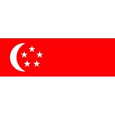 Státní vlajka Singapur tištěná venkovní Alerion – Hledejceny.cz