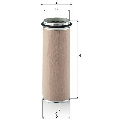 MANN-FILTER Vzduchový filtr MANN MF CF1320 – Hledejceny.cz