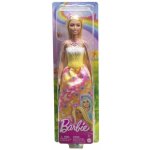 Barbie Pohádková princezna žlutá HRR07 – Zboží Dáma