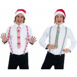 CHAKS Sada vánoční – čepice kšandy kravata – Zboží Mobilmania