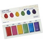 Kuretake Gansai Tambi Gem Colors Metalické akvarelové barvy sada 6 ks – Hledejceny.cz