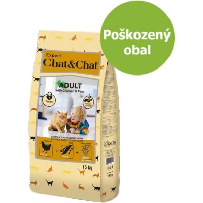 Chat & Chat Expert Adult Chicken & Peas 14 kg