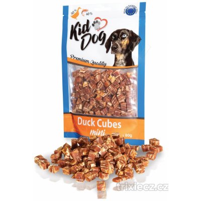 Kiddog mini kostičky z kachního masíčka a tresky 80 g – Zbozi.Blesk.cz