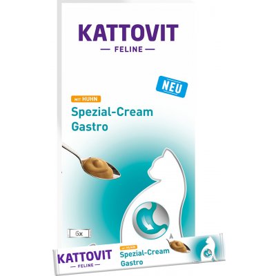 Kattovit Gastro Spezial-Cream kuřecí 6 x 15 g – Zbozi.Blesk.cz