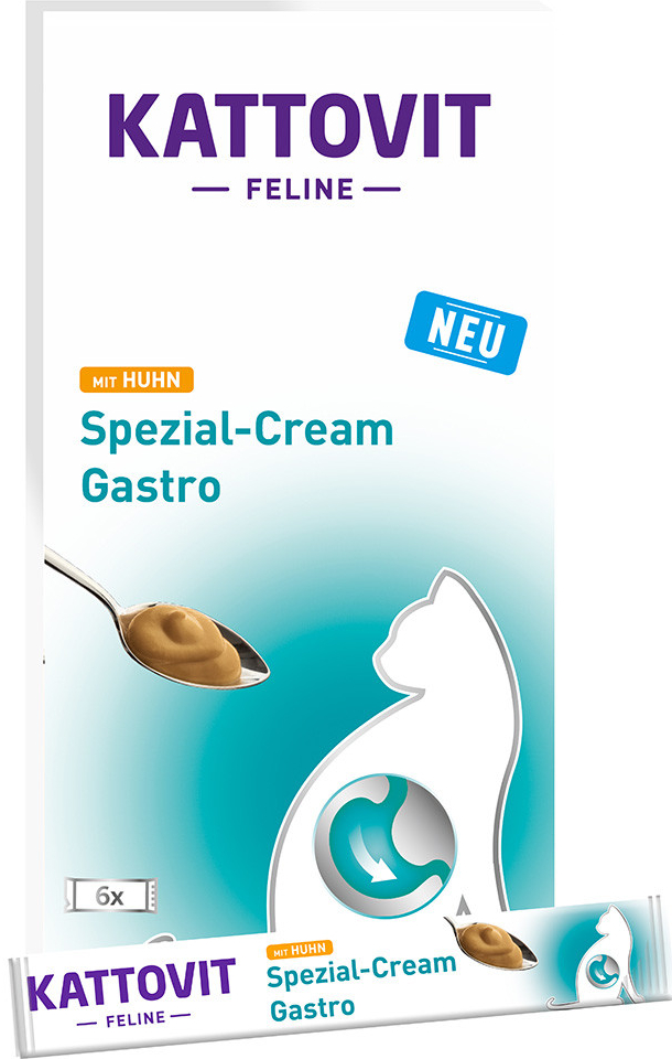 Kattovit Gastro Spezial Cream kuřecí 6 x 15 g