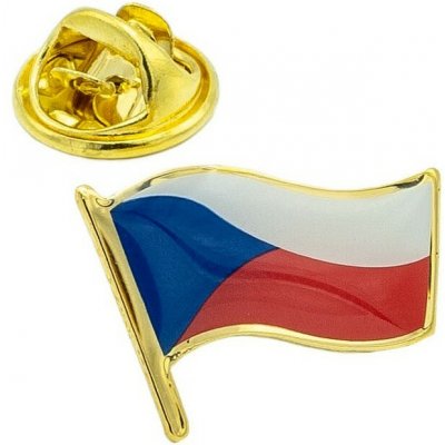Odznáček ČR - vlající vlajka - 2 x 1,5 cm – Zboží Dáma