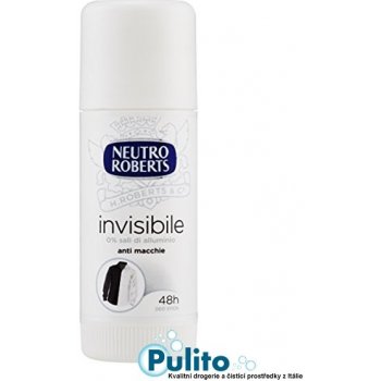 Neutro Roberts Invisibile deostick bez hliníkových solí 40 ml